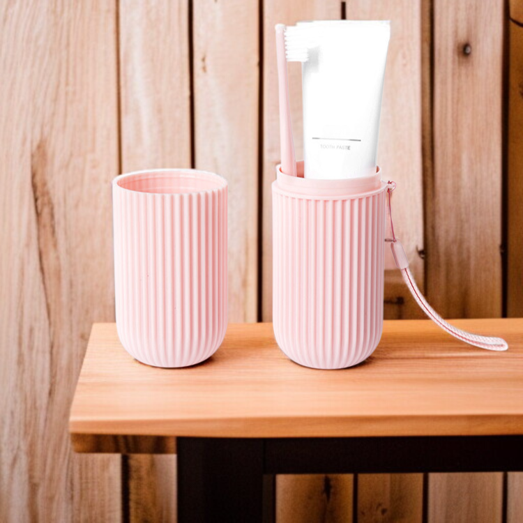 플라스틱 칫솔 케이스 휴대용 칫솔 컵 양치질 양치 컵 세트 큰 칫솔통 칫솔 수납 케이스