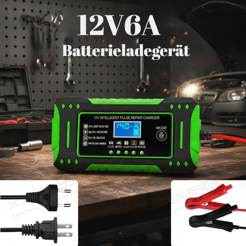Kompaktes Design des 12V Batterieladegeräts