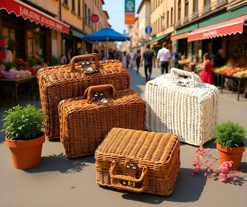 라탄 기념품 선물 포장 이미지