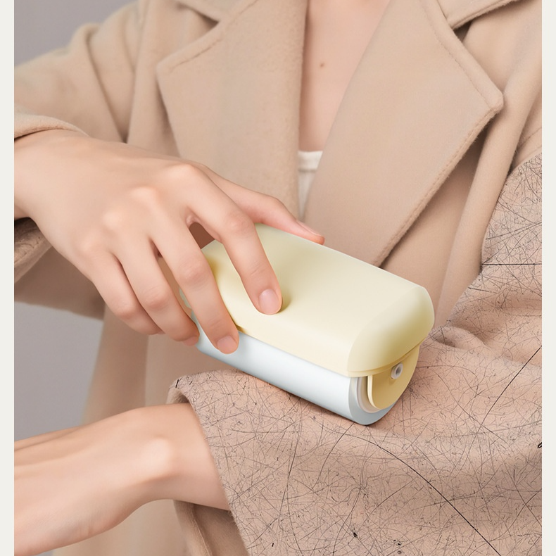 Household portable hair remover boxed roller stickers