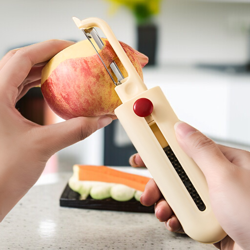 가정용 휴대용 필러 2인 1 다기능 신축성 과일 필러