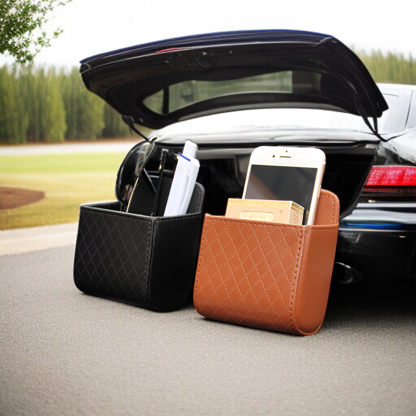 Car Air Conditioner Outlet Storage Bag