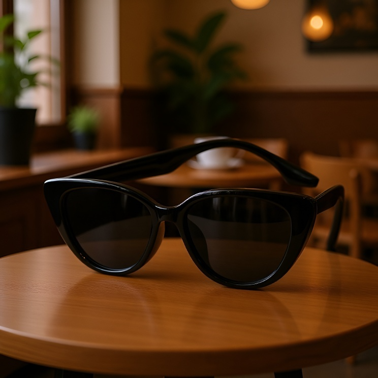 ヴィンテージ・キャットアイ・サングラス サングラス 復古 小枠 室内 非アレルギー性素材を使用