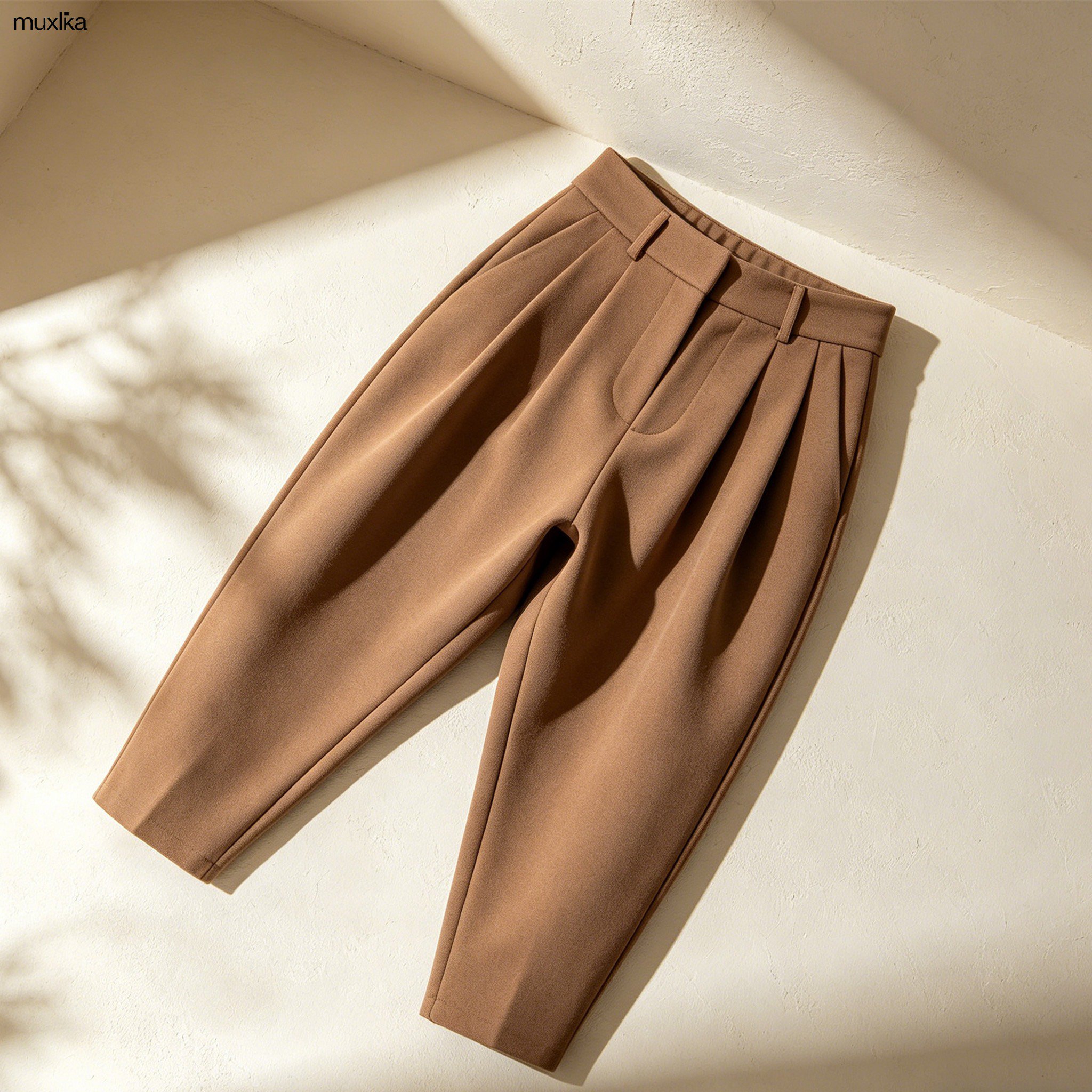 柔らかな素材の履き心地の良いズボン