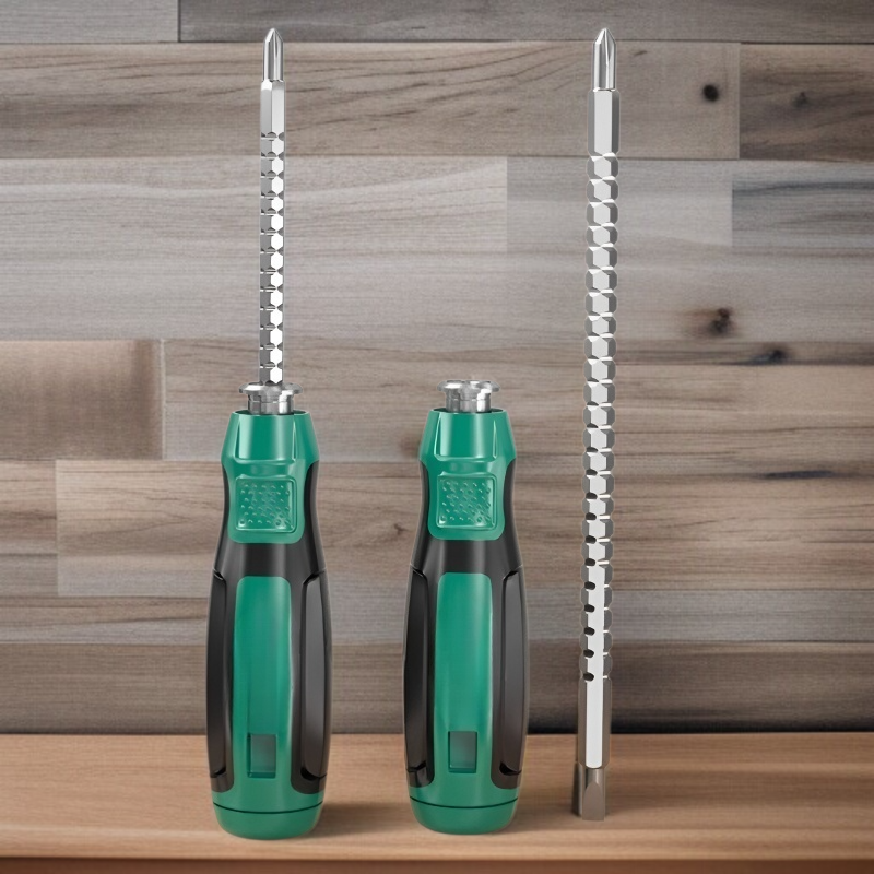 듀얼 드라이버 세트 멀티 씬 신축 멀티 강자성 듀얼 드라이버 십자 일자 드라이버 듀얼 공구함