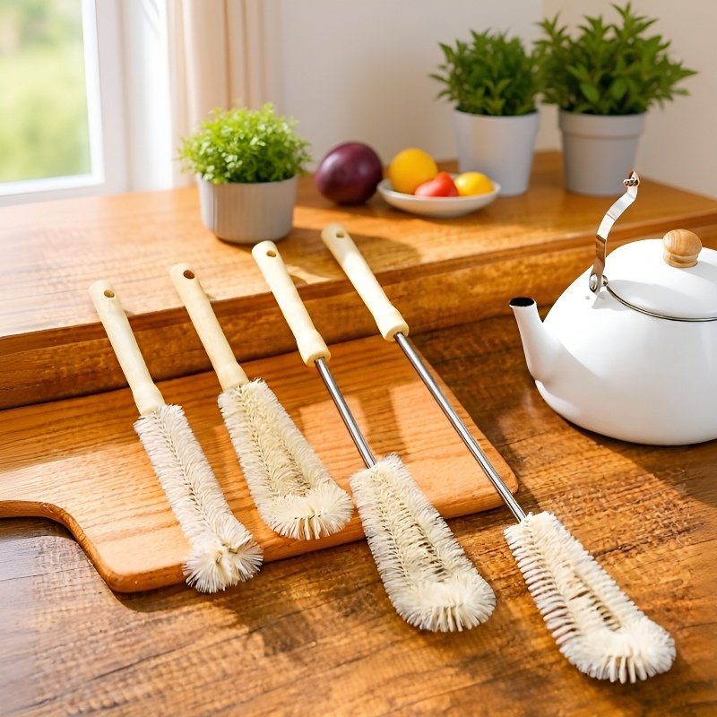 Dlouhá čisticí kartáč na hrnky – speciální kartáček na čištění šálků