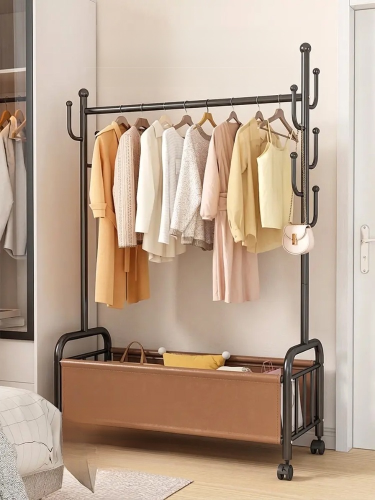 가정용 실내 휴대용 경량 고급 다기능 수납 옷걸이