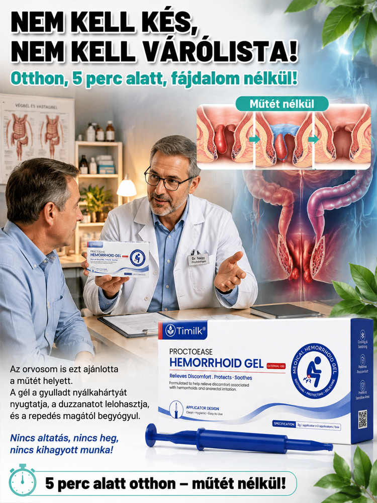 【Műtét nélküli aranyér gyógyulás】Természetes növényi aranyér gél