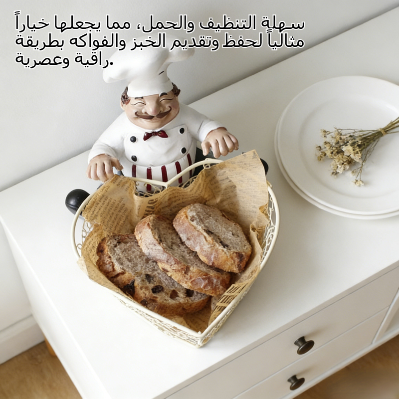 سلة خبز متعددة الوظائف من الحديد وسلة تخزين الفواكه