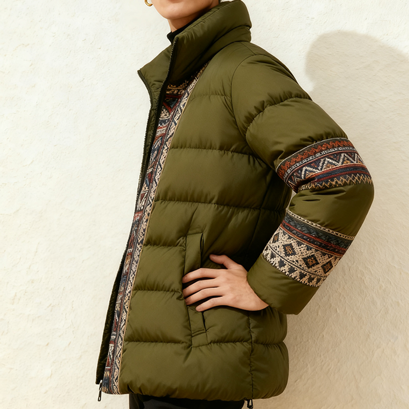 남성용 경량 패딩 점퍼 전체 이미지