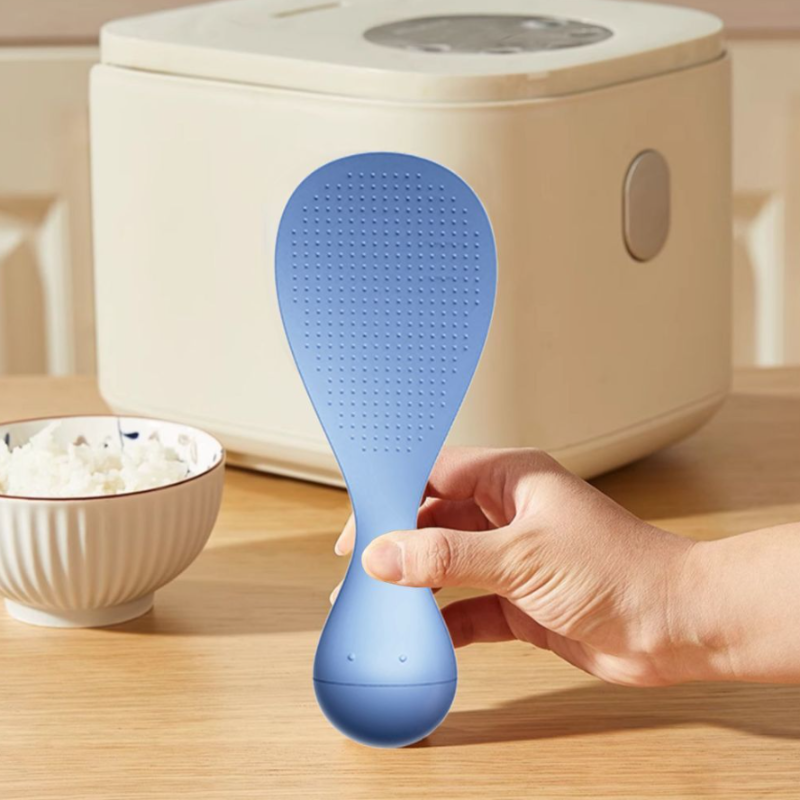 Non-stick upright rice spoon