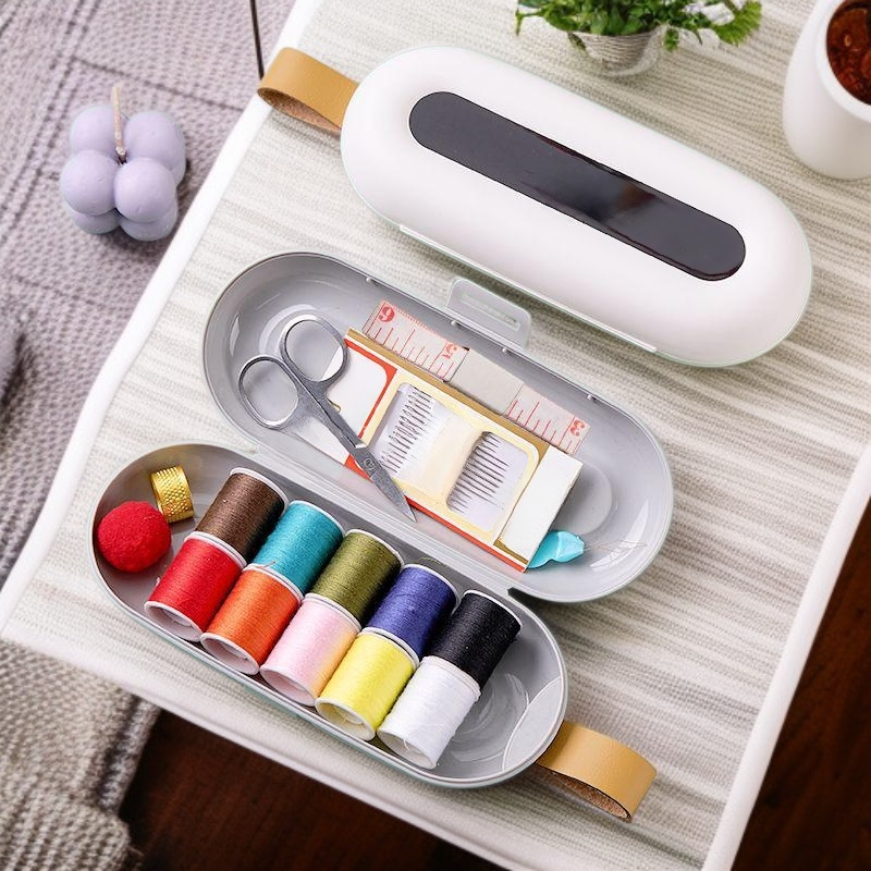 Estuche de costura portátil de alta calidad para estudiantes, estilo ligero y lujoso