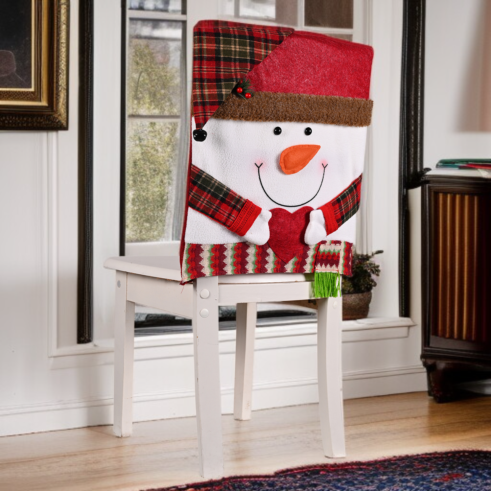 크리스마스 장식 의자 커버