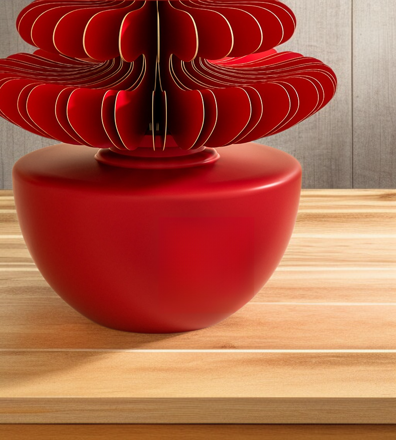 紅色擴香器家居擺設效果