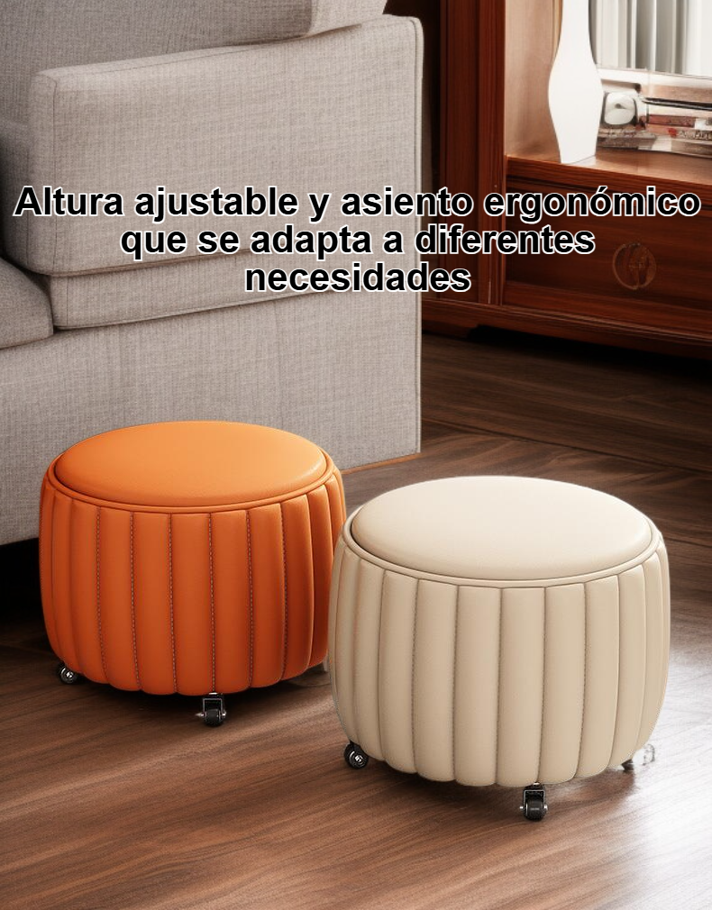 Taburete con ruedas diseño moderno para el hogar