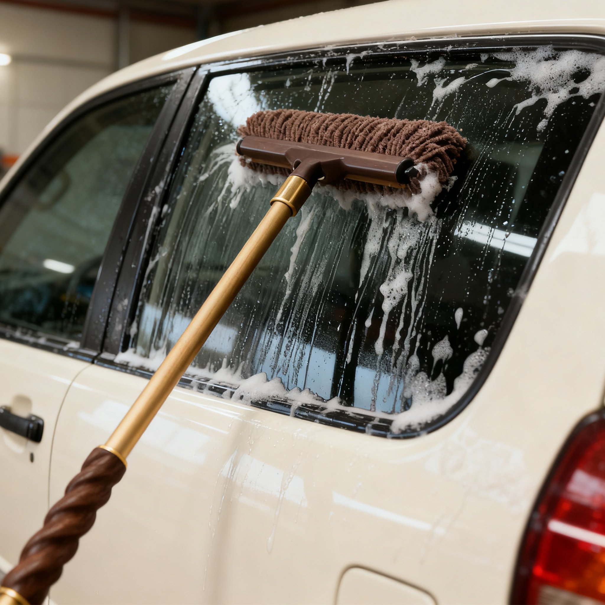 ม้ถูรถยนต์แบบยืดหดได้ประสิทธิภาพสูง