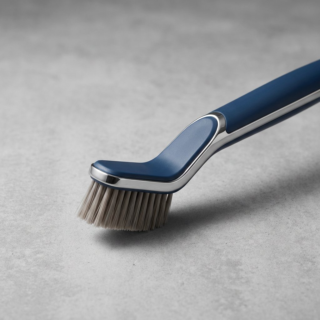 Flexible dust brush easily cleans hard-to-reach areas