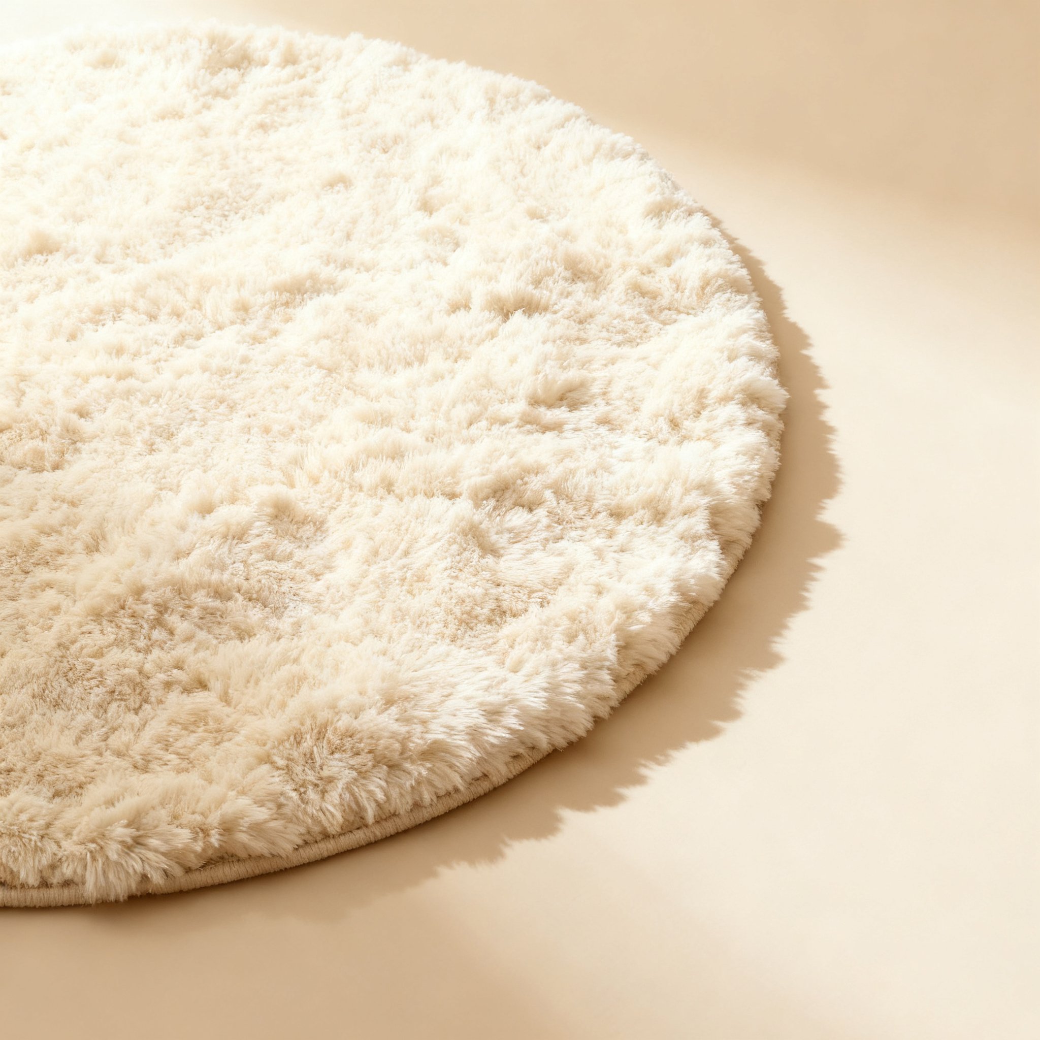 Moderner runder Teppich