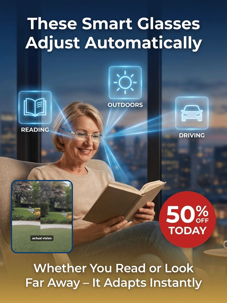 [One Pair Does It All & Restores Vision] Automatic Adjusting Reading Glasses