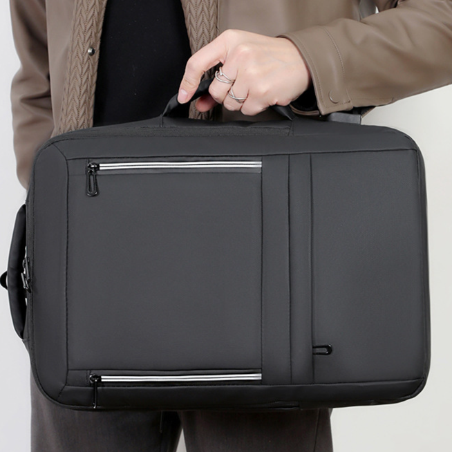男士多功能擴容商務背包