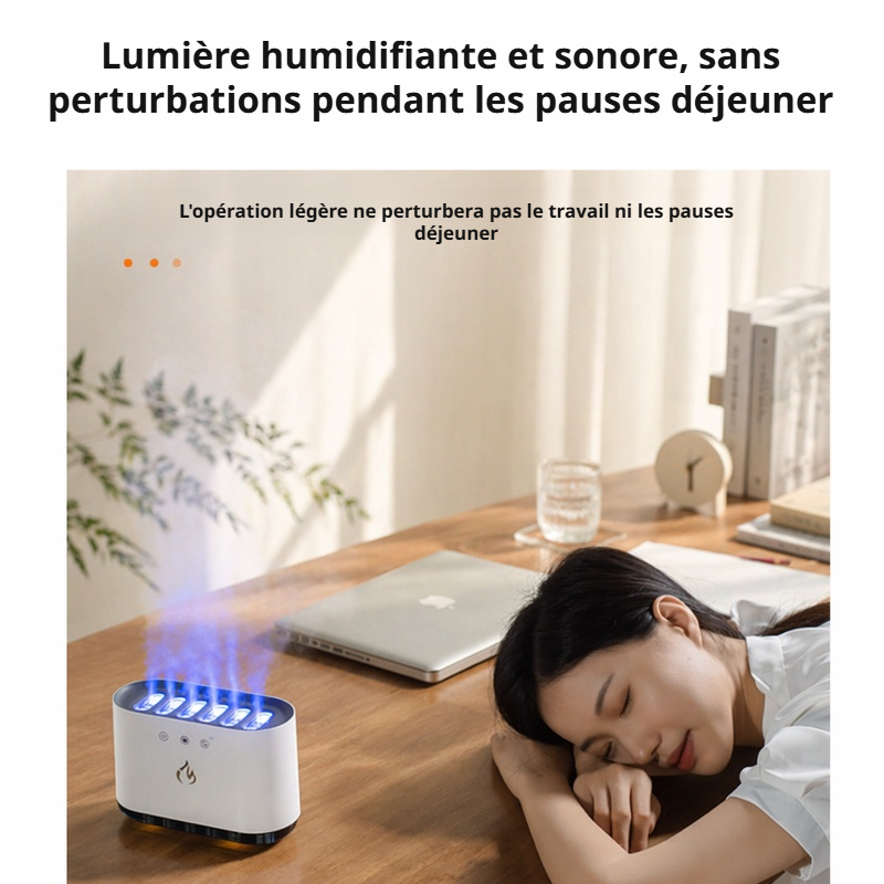 Humidificateur multifonction coloré et compact