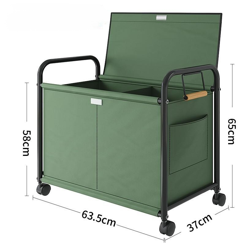 테이블 아래 공간 활용 수납 랙