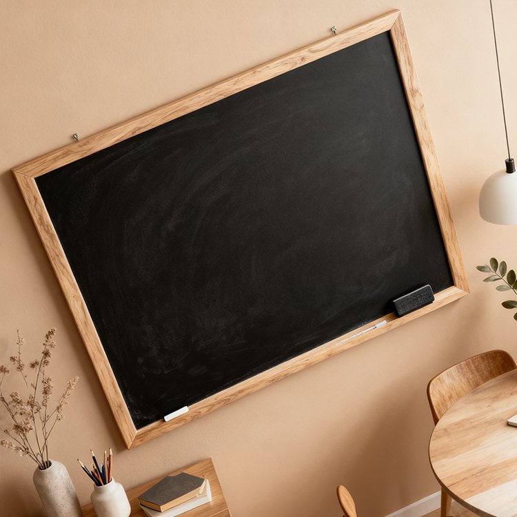กระดานดำขนาดเล็กสำหรับใช้ในบ้าน (แพ็ค 2 ชิ้น)