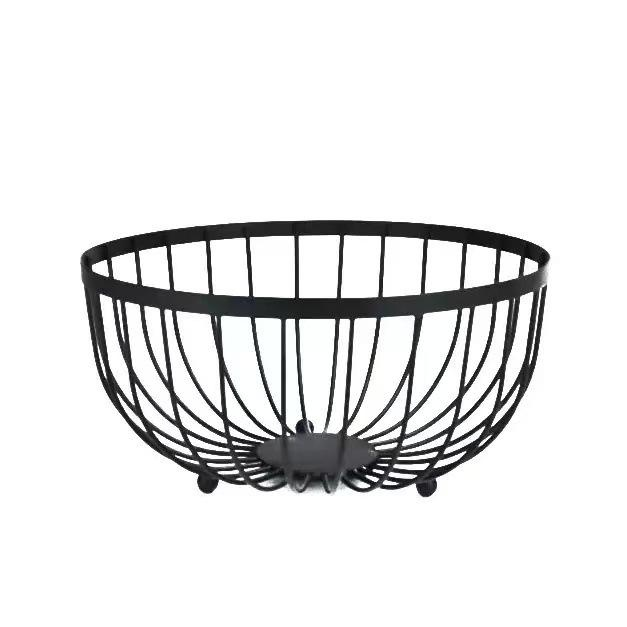 現代歐式簡約鐵藝點心糖果水果收納籃