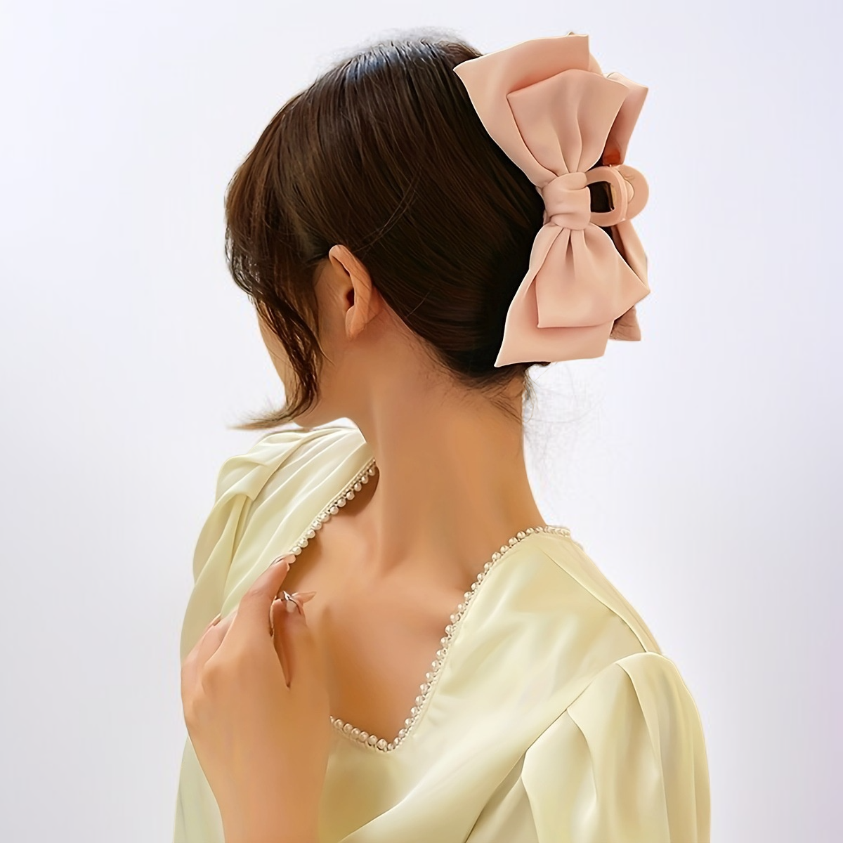 Clip de garra arco para peinados diarios