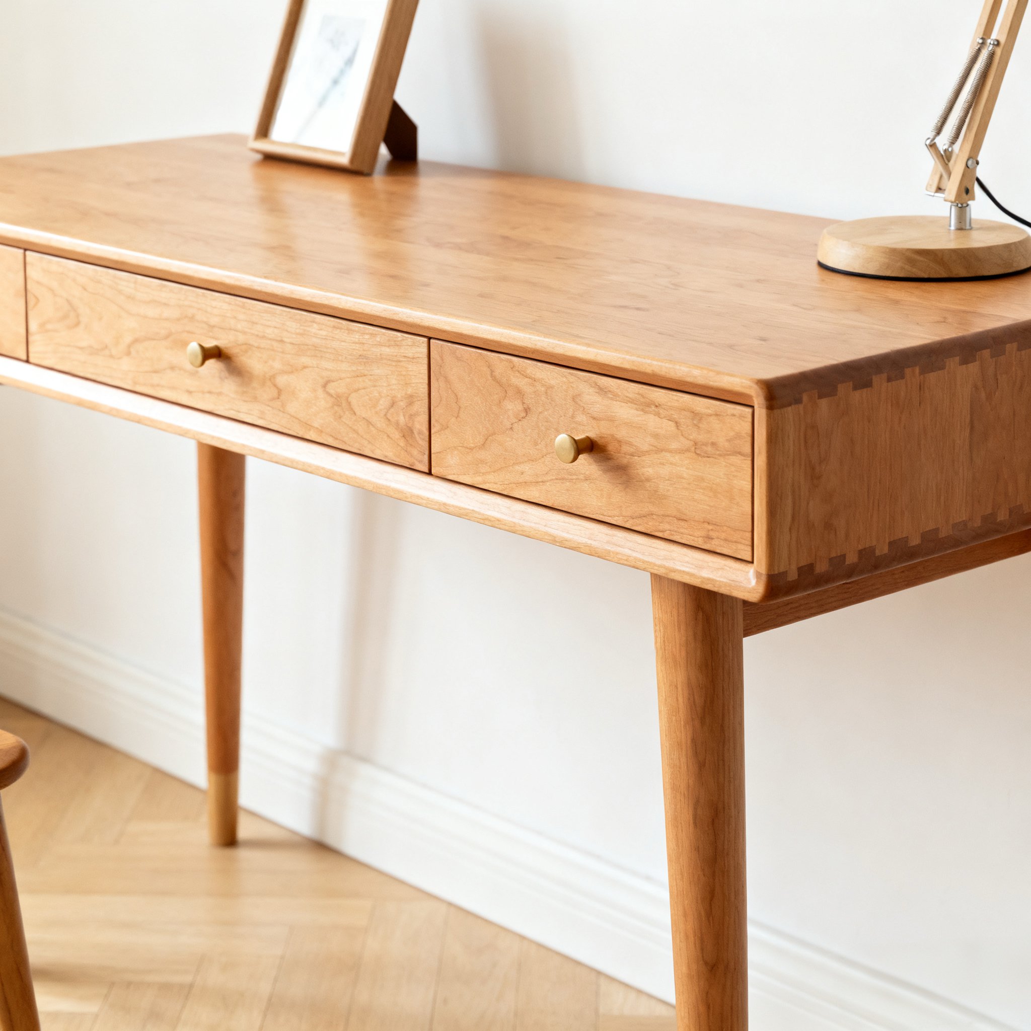 無垢材ナチュラルワークデスク