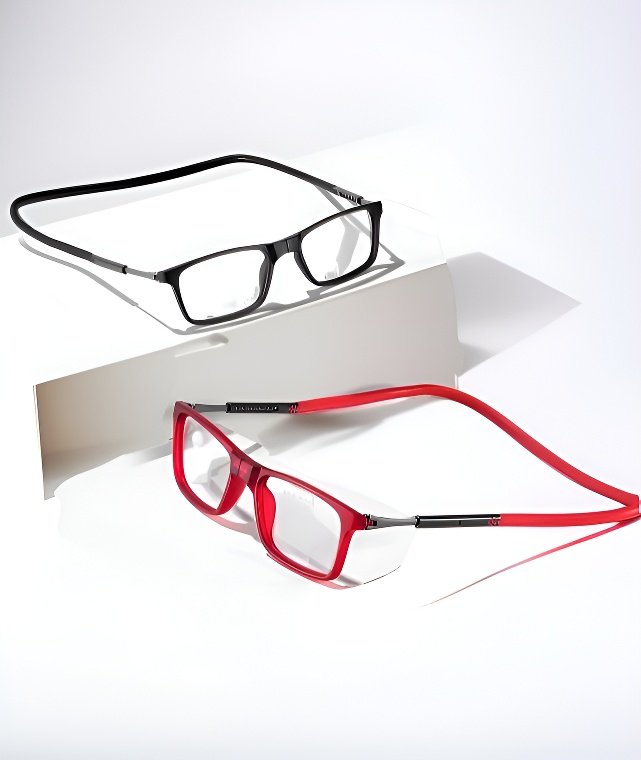 Lekka konstrukcja składanych okularów do czytania