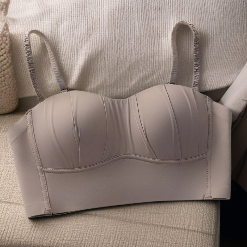 حمالة صدر بدون حمالات مع وسادة صدر ثابتة وخفيفة