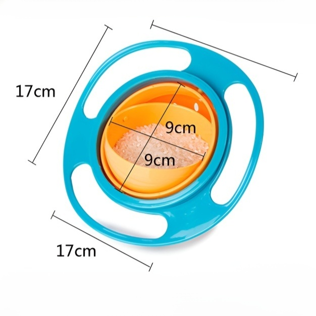 Spill-Proof Flying Saucer Bowl 