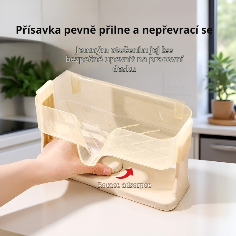 Přísavný odkapávač na nádobí 