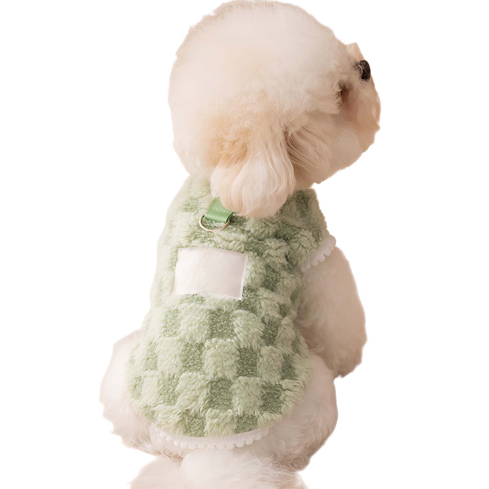 冬用テディペット暖かいフリース服、小型犬・猫用ツーピース
