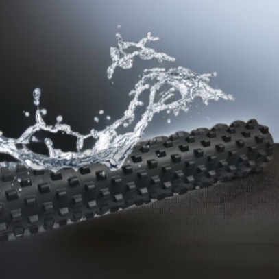 Rodillo de masaje columna de yoga hueca dientes de lobo