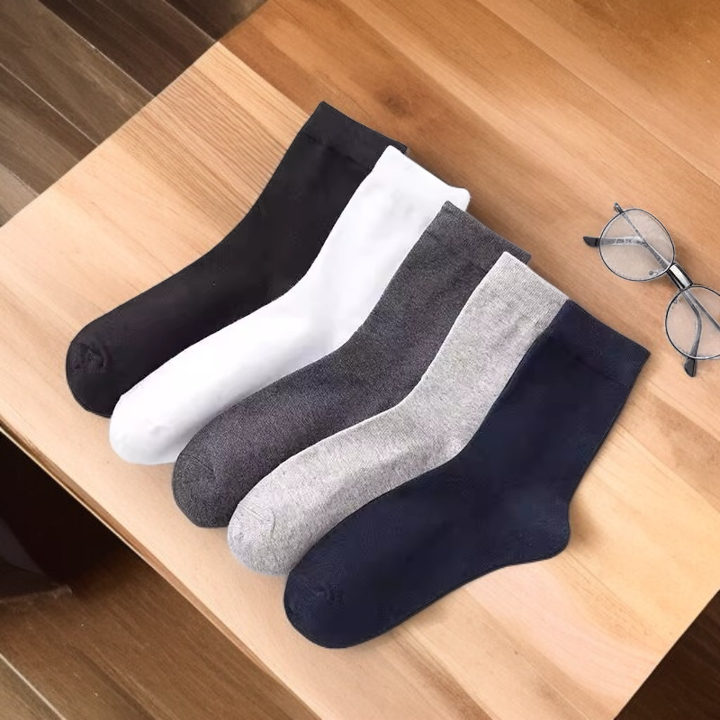 솔리드 컬러 니삭스