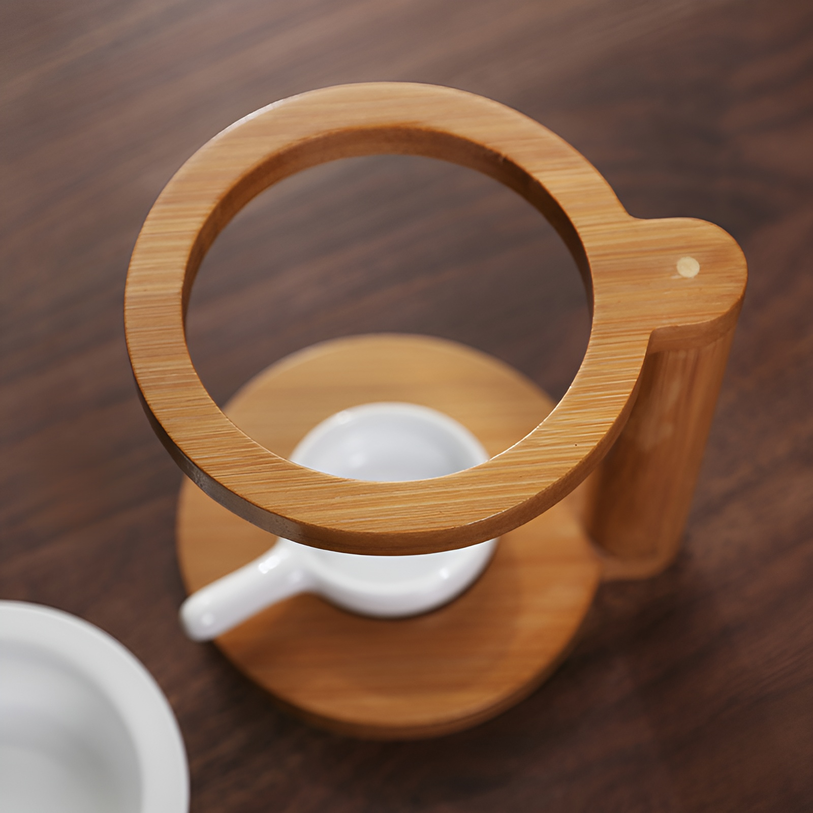 Manufacturer of ceramic aromatherapy essential oil candle holders, 80ml, bamboo and wood creative ho