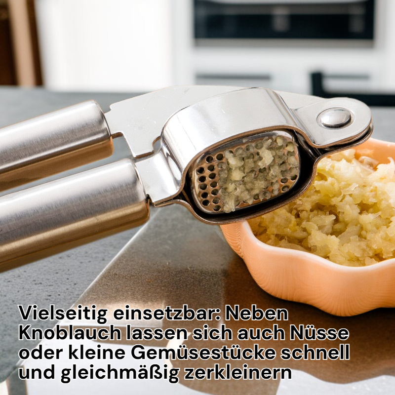 Multifunktionale Edelstahl-Knoblauchpresse