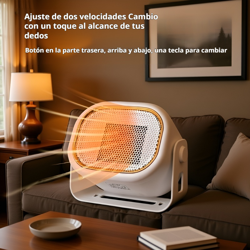 Calefactor de escritorio compacto de calentamiento rápido