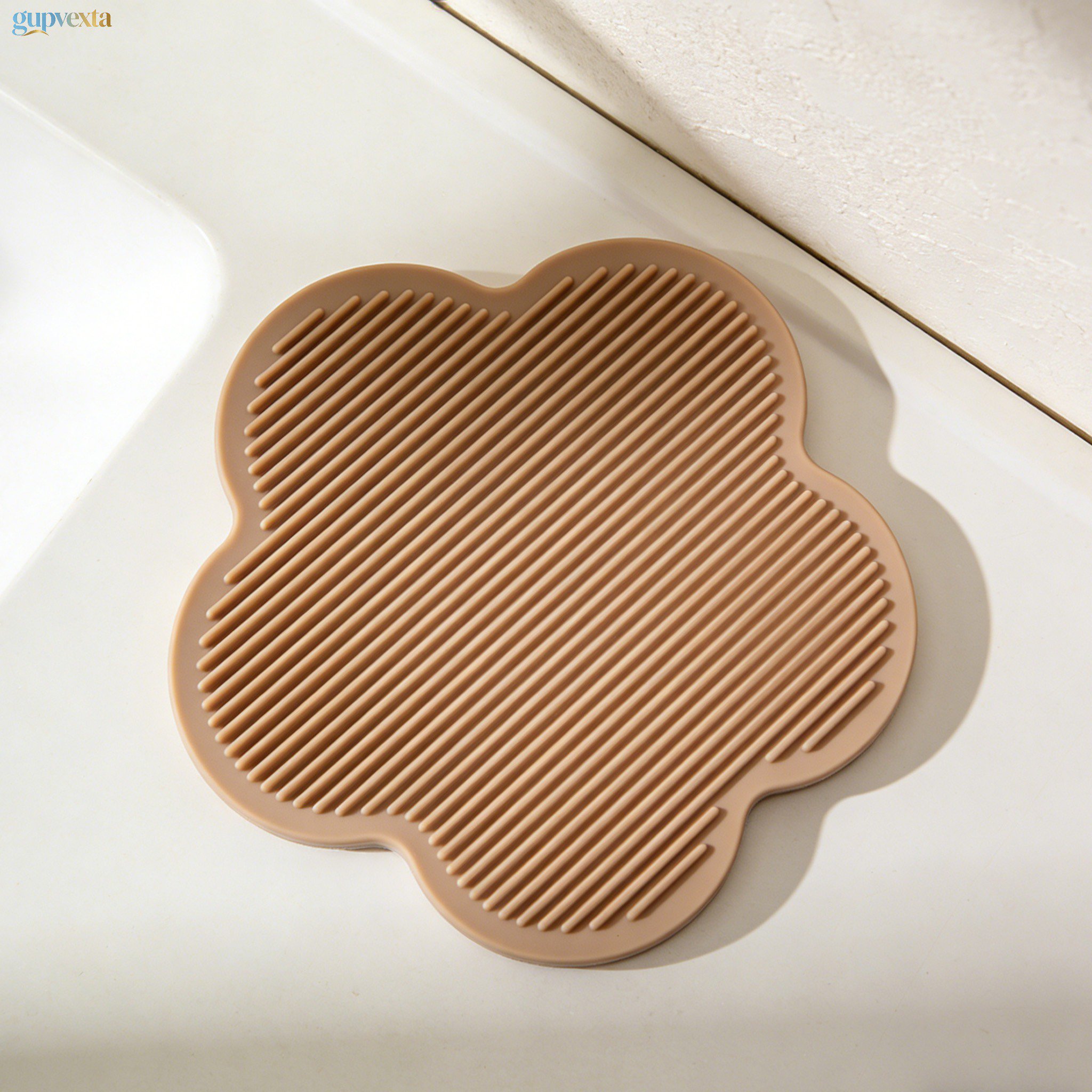 꽃 모양 미끄럼 방지 매트 전체 모습