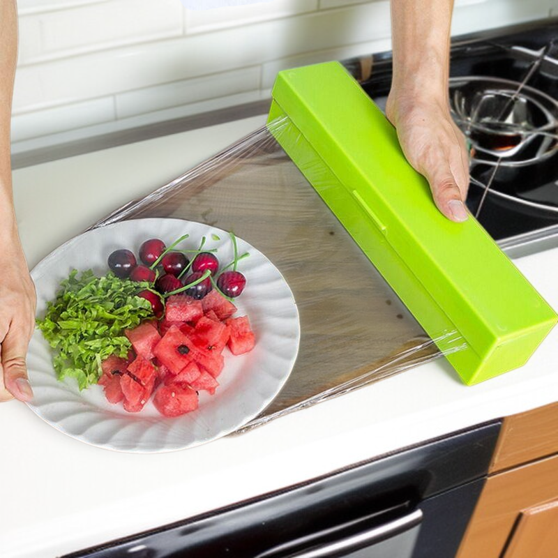 가정용 심플 플라스틱 랩 커터 스테인리스 칼날