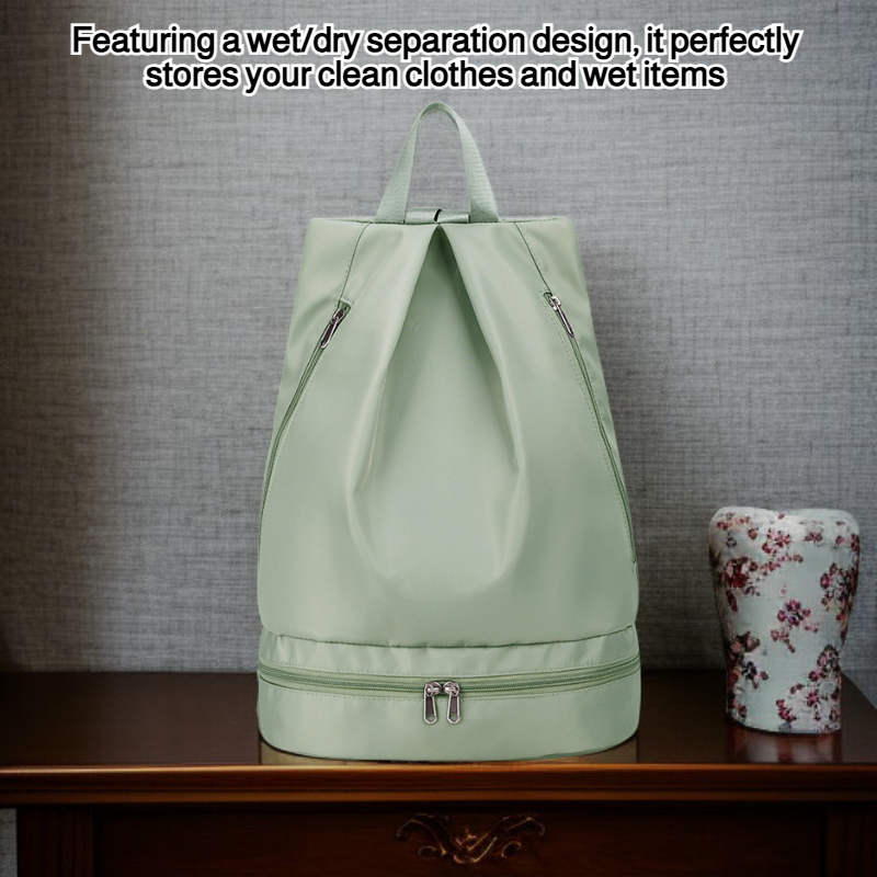 Dry and wet separation sports bag