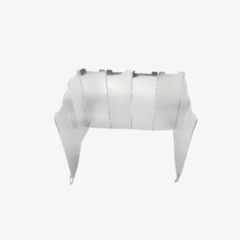 新しい超薄型アウトドアカセットストーブ風防焚き火防風超軽量188gキャンプエンクロージャーガス防風リング超軽量アルミ合金折りたたみ式ラッチと収納バッグ付き