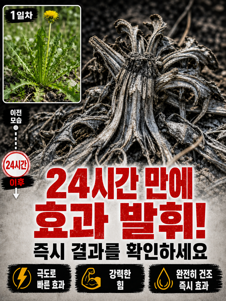 【한 번 뿌리면 뿌리째 뽑힌다】나노급 표적 침투 용해액