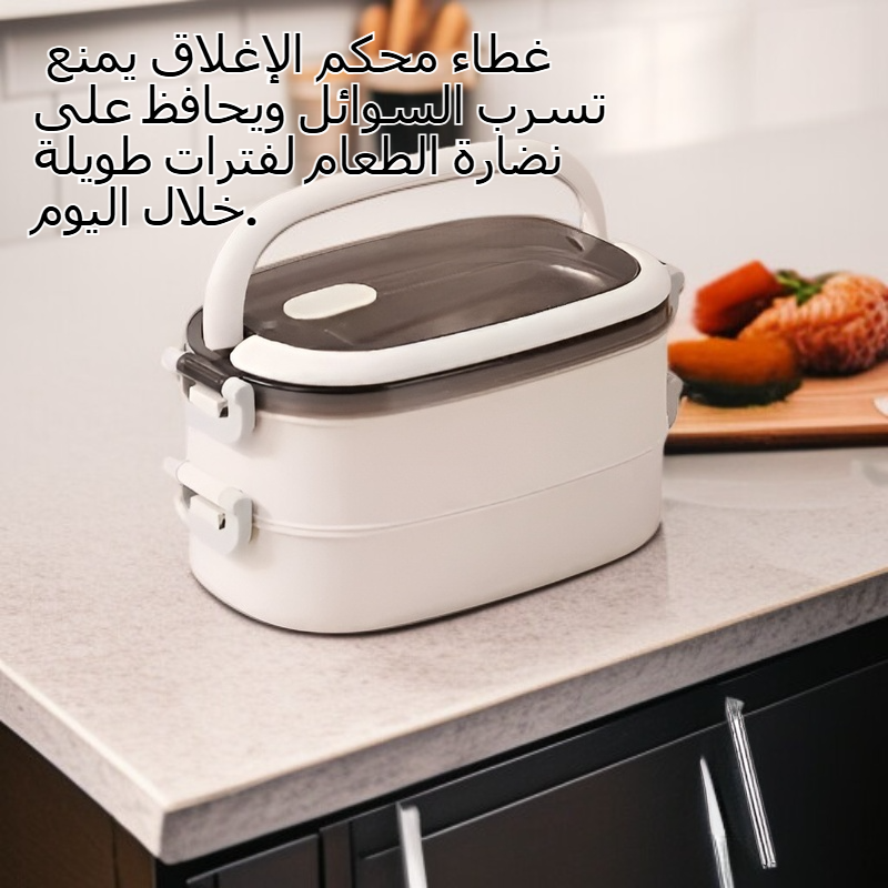 علبة طعام ستانلس ستيل للموظفين مع خيارات سعة متعددة للنزهات