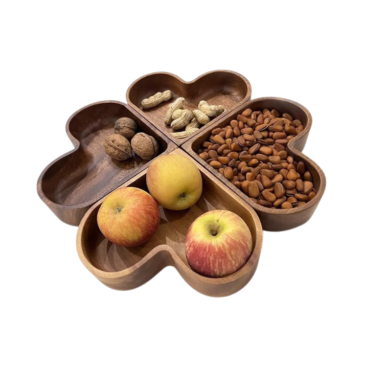 キャンディ実木くるみ木トレー