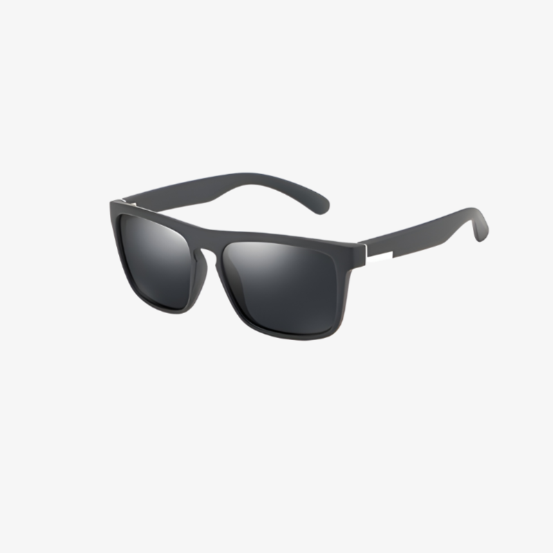 Herren-Polarisationsbrille mit elastischem PC-Rahmen und irisierender Folie