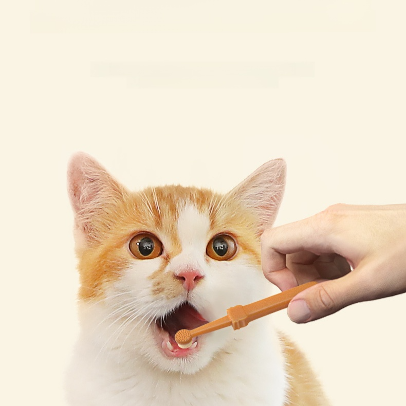 Gentle Silicone Toothbrush for Pets