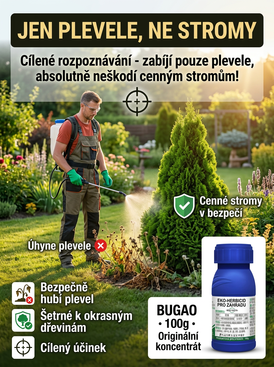 Dvouúčelový herbicid pro odstranění plevele od kořene
